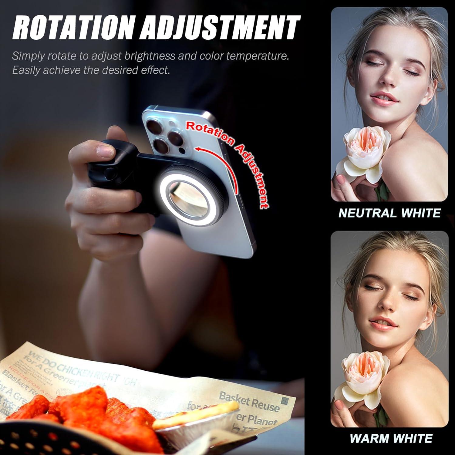 Anillo de Luz Selfie Magnético Zeanlant con Control Remoto