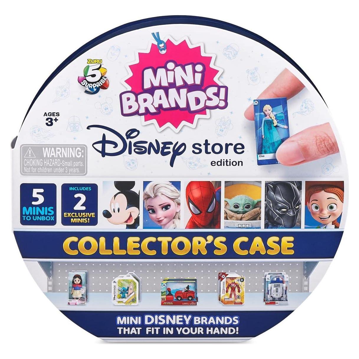 Estuche Coleccionista 5 Sorpresa Disney Mini Marcas 25 Unidades