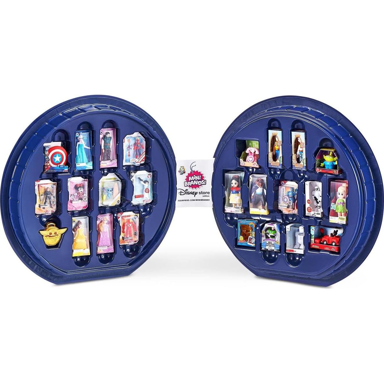 Estuche Coleccionista 5 Sorpresa Disney Mini Marcas 25 Unidades