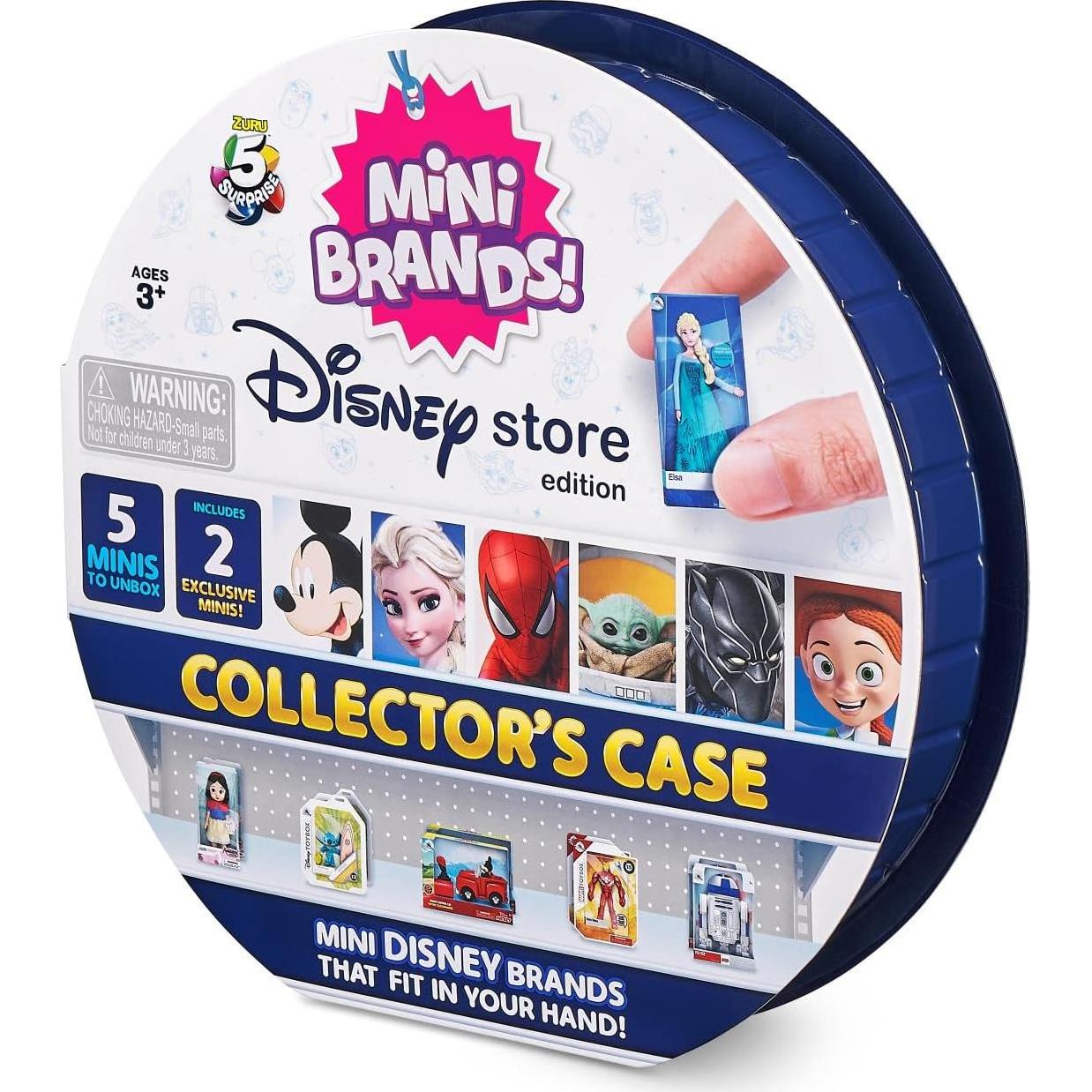 Estuche Coleccionista 5 Sorpresa Disney Mini Marcas 25 Unidades