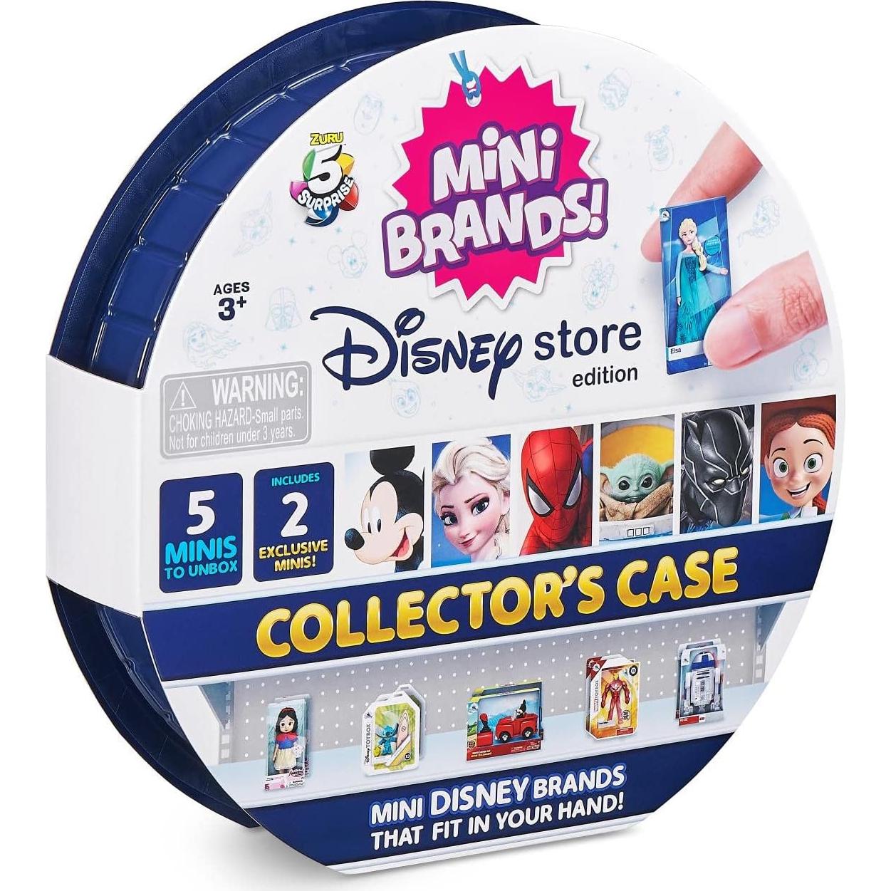 Estuche Coleccionista 5 Sorpresa Disney Mini Marcas 25 Unidades