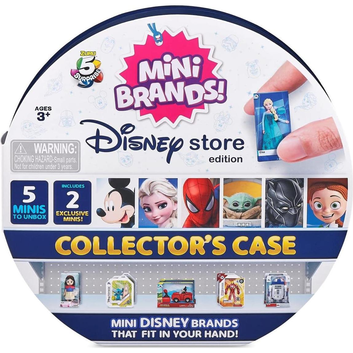 Estuche Coleccionista 5 Sorpresa Disney Mini Marcas 25 Unidades