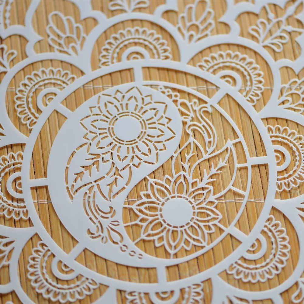 Plantilla Mandala Reutilizable XUAN YANG 30x30cm 0.3mm