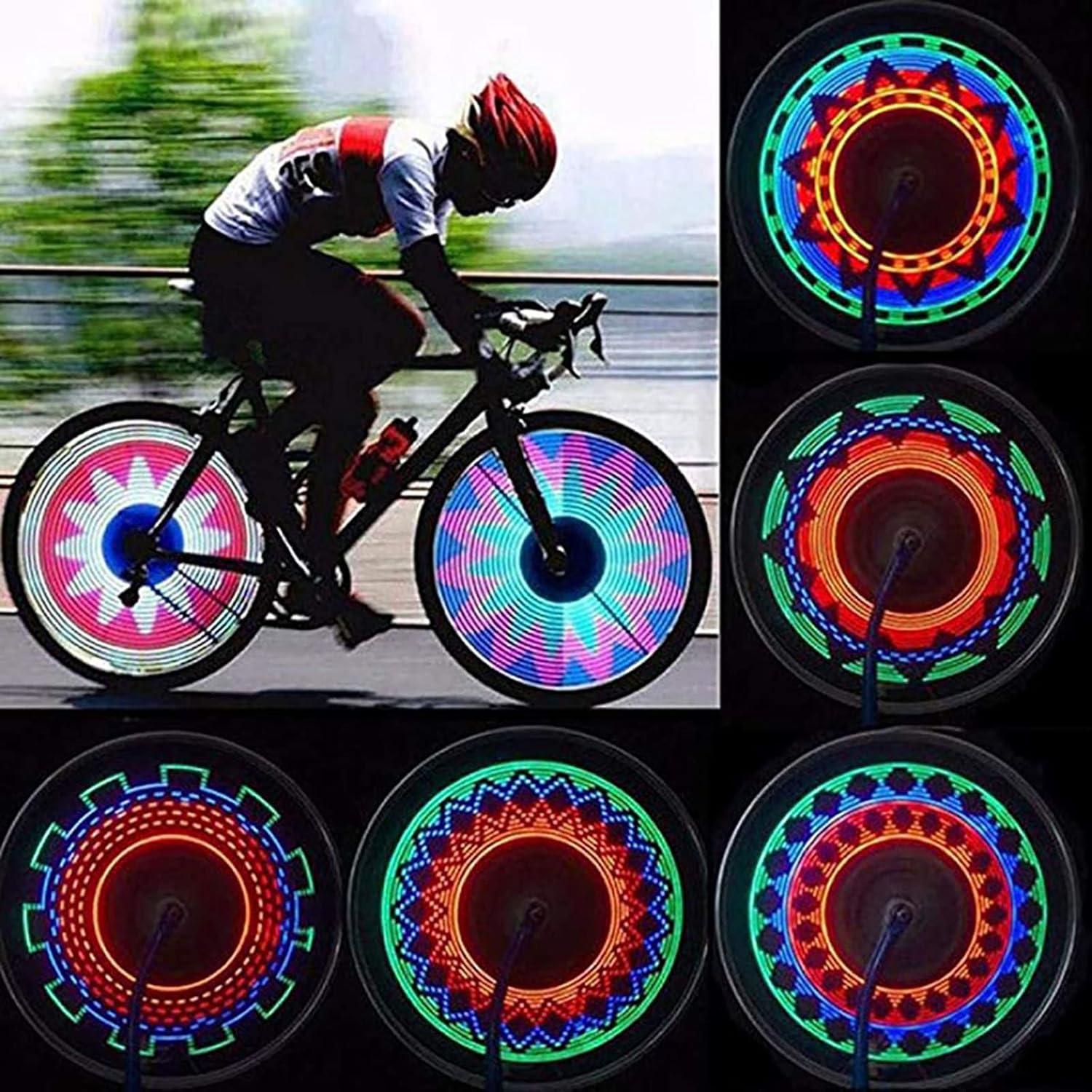 Luz de Rueda de Bicicleta EOHMAK 32 LED 32 Patrones RGB