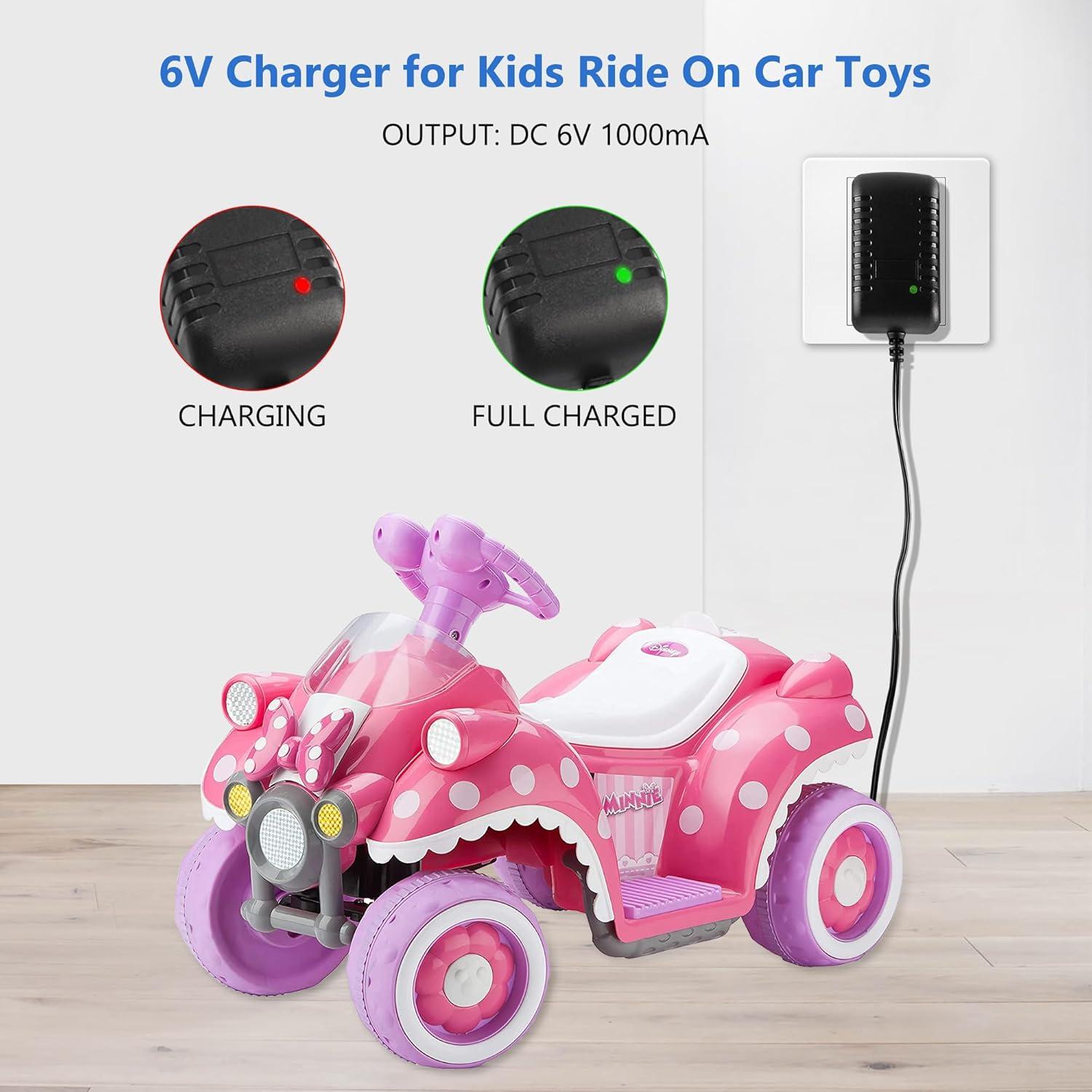 Cargador de Batería 6V BXIZXD para Juguetes Eléctricos