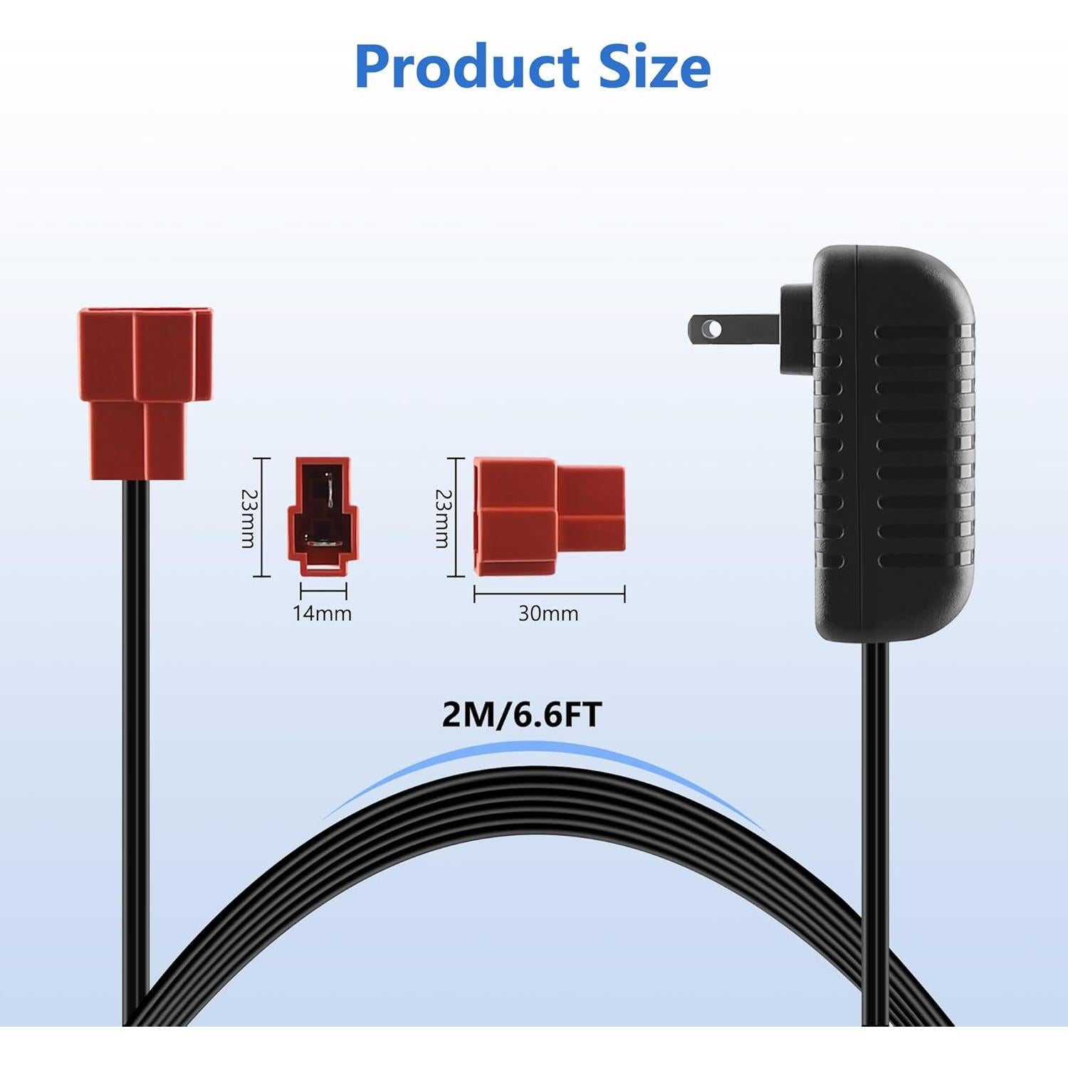 Cargador de Batería 6V BXIZXD para Juguetes Eléctricos