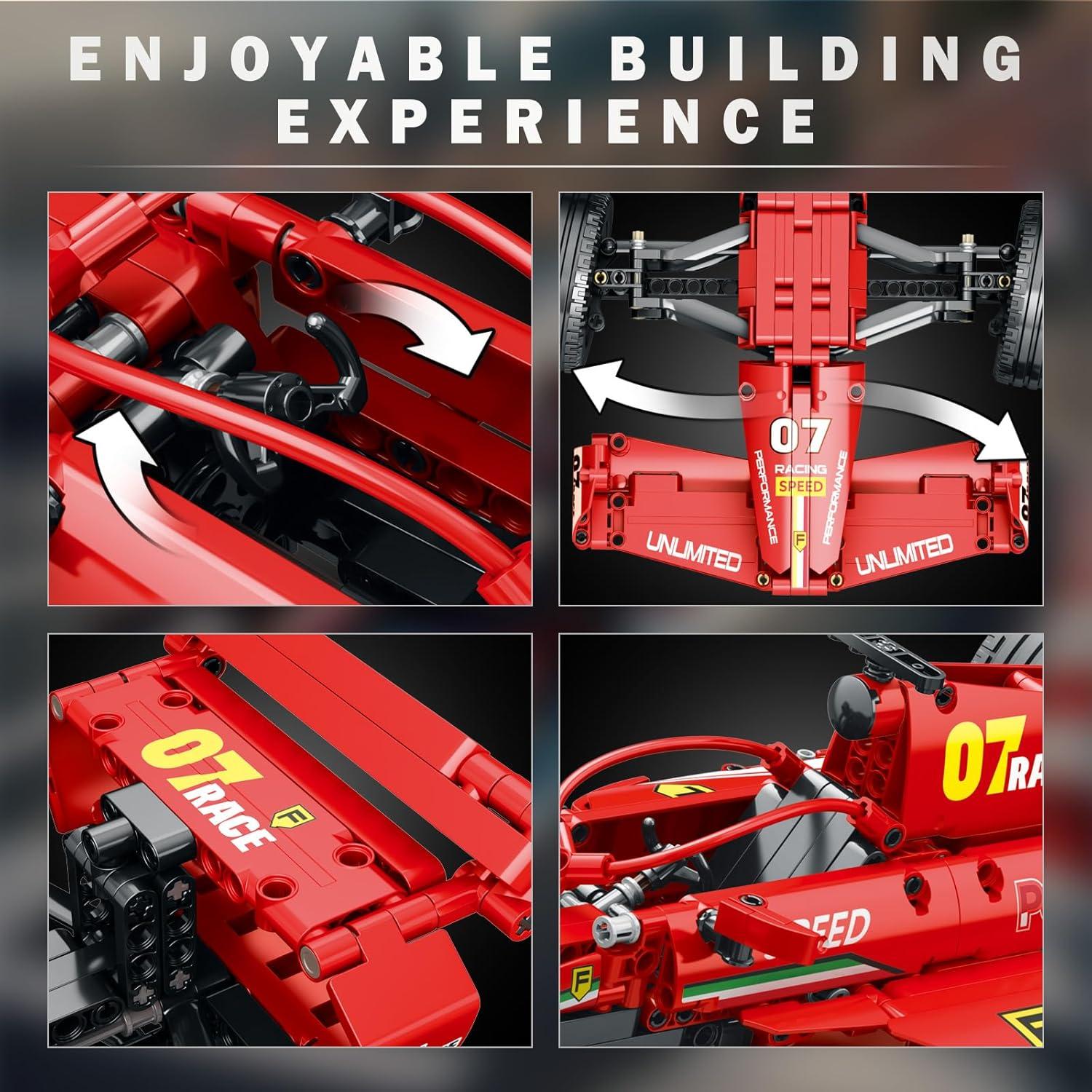 Kit de Construcción Coche F1 Shantou 11007 928 Piezas 1:14