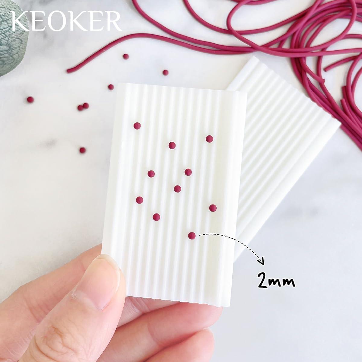 Rodillo de Perlas de Arcilla Polimérica Keoker 2mm - Herramienta de Manualidades