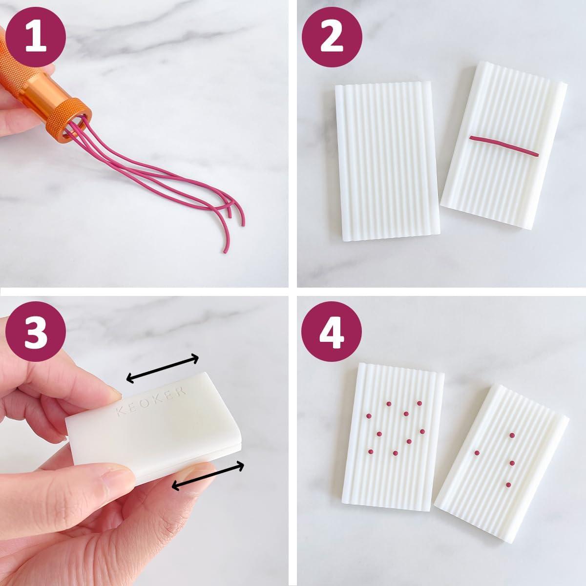 Rodillo de Perlas de Arcilla Polimérica Keoker 2mm - Herramienta de Manualidades