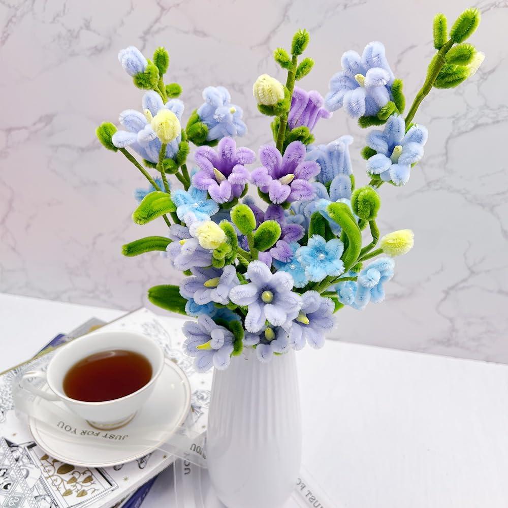 Kit de Limpiadores de Tubos PipePapi 260Pcs para Flores Bluebell