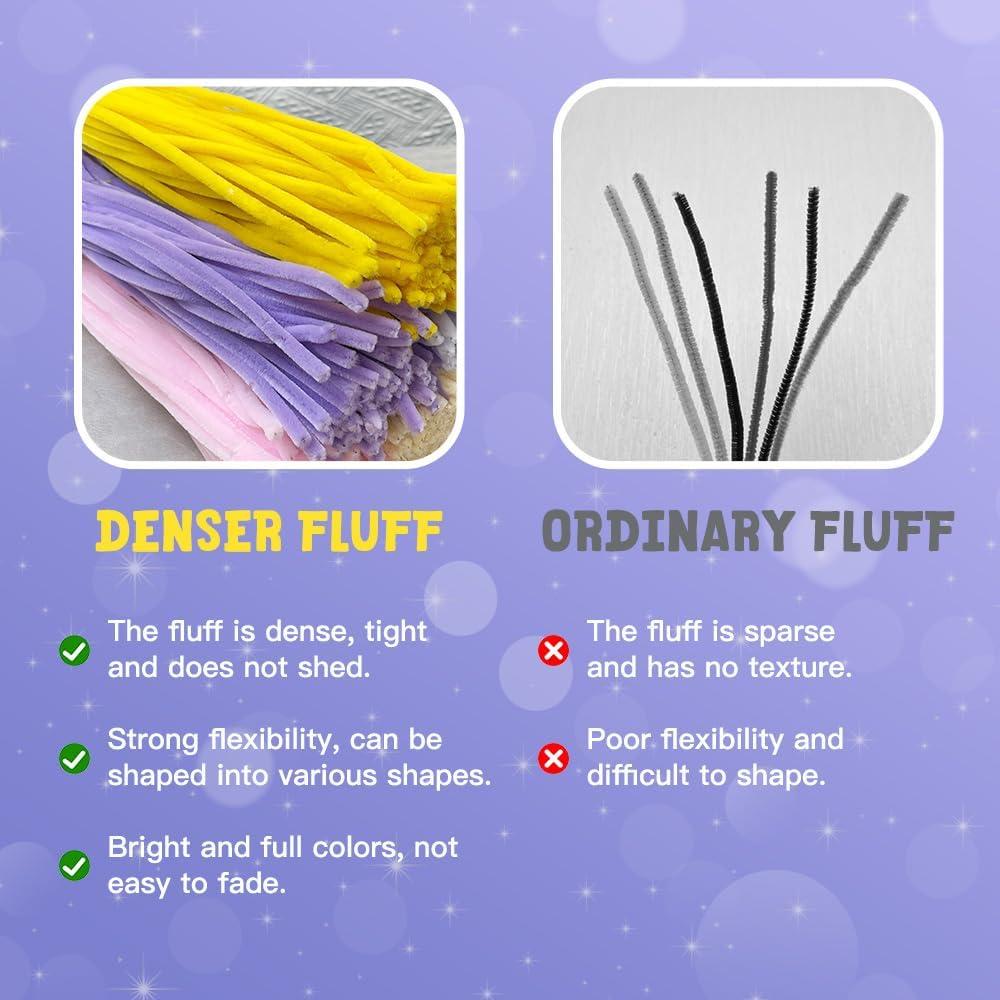 Kit de Limpiadores de Tubos PipePapi 260Pcs para Flores Bluebell