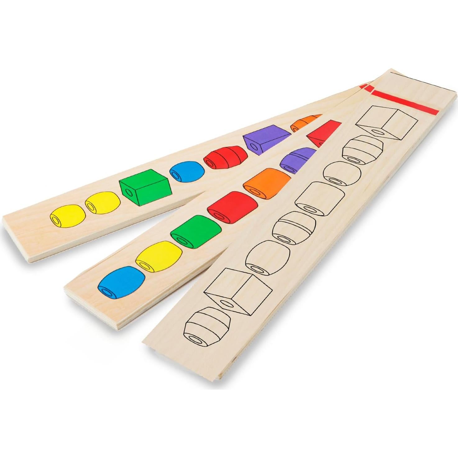 Juego de Secuenciación de Cuentas Melissa & Doug 46 Piezas