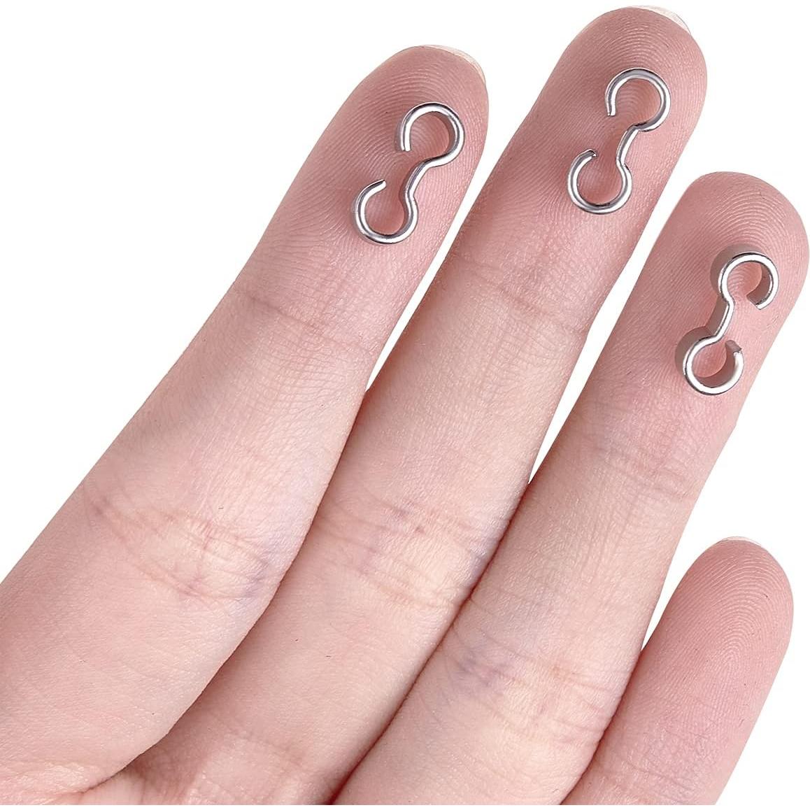 Conectores de Enlace Rápido LiQunSweet 200 Pcs 12mm Acero Inoxidable