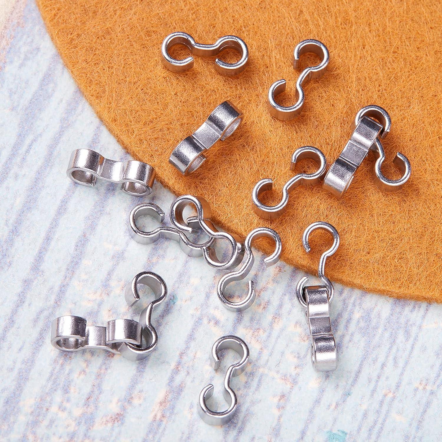 Conectores de Enlace Rápido LiQunSweet 200 Pcs 12mm Acero Inoxidable