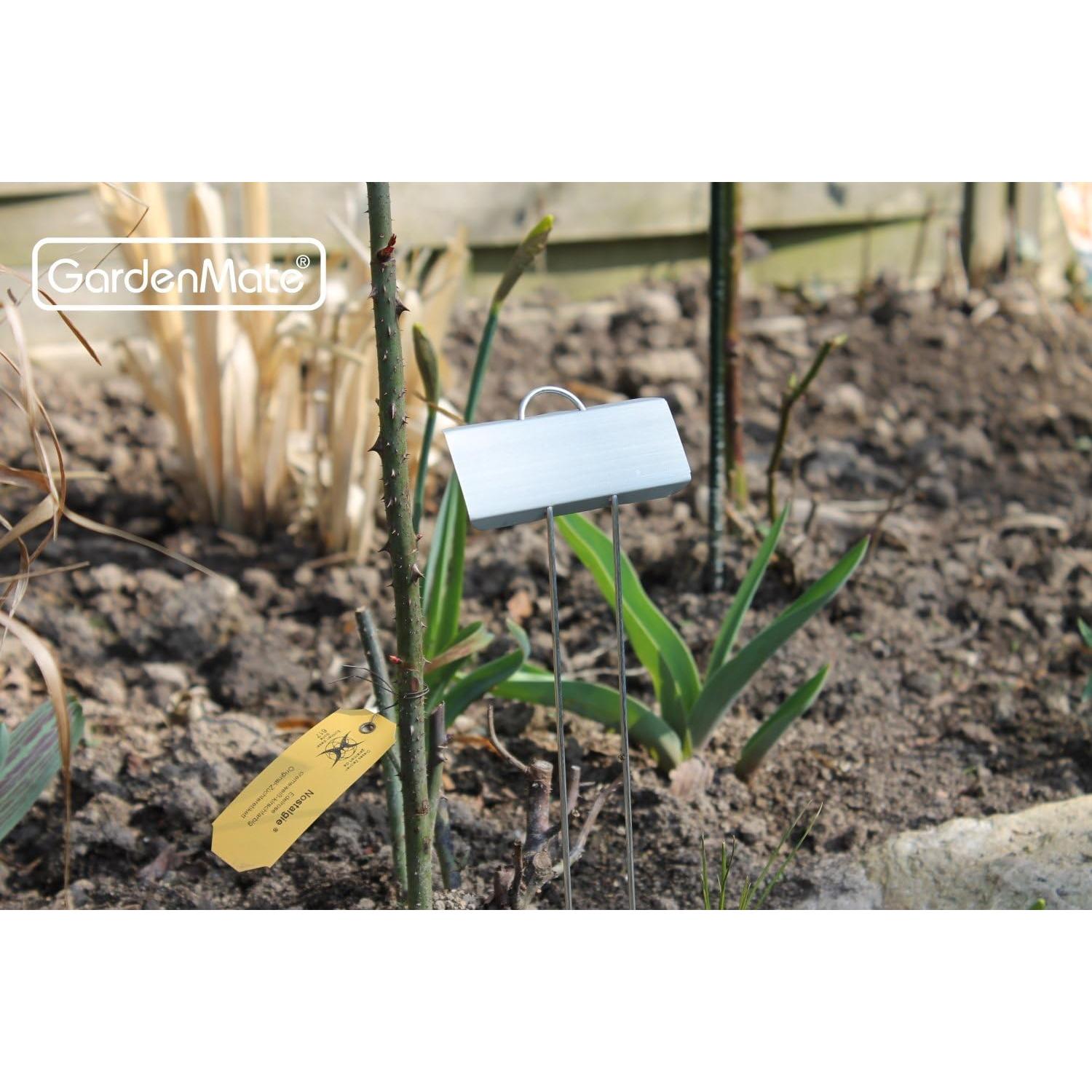 Etiquetas de Plantas de Metal GardenMate - Paquete de 25 Grandes