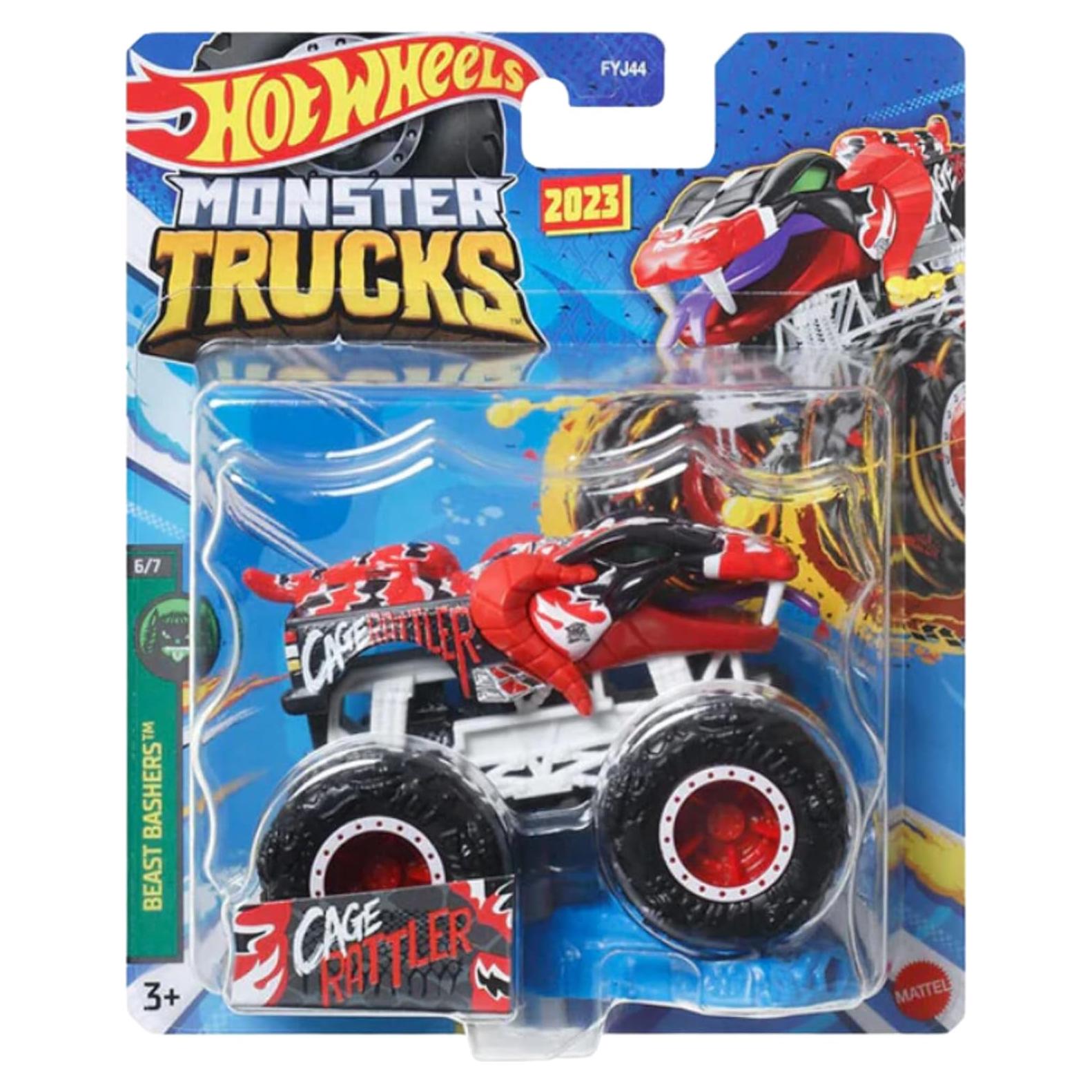 Hot Wheels Monster Trucks 2023 Cage Rattler 1:64 Escala