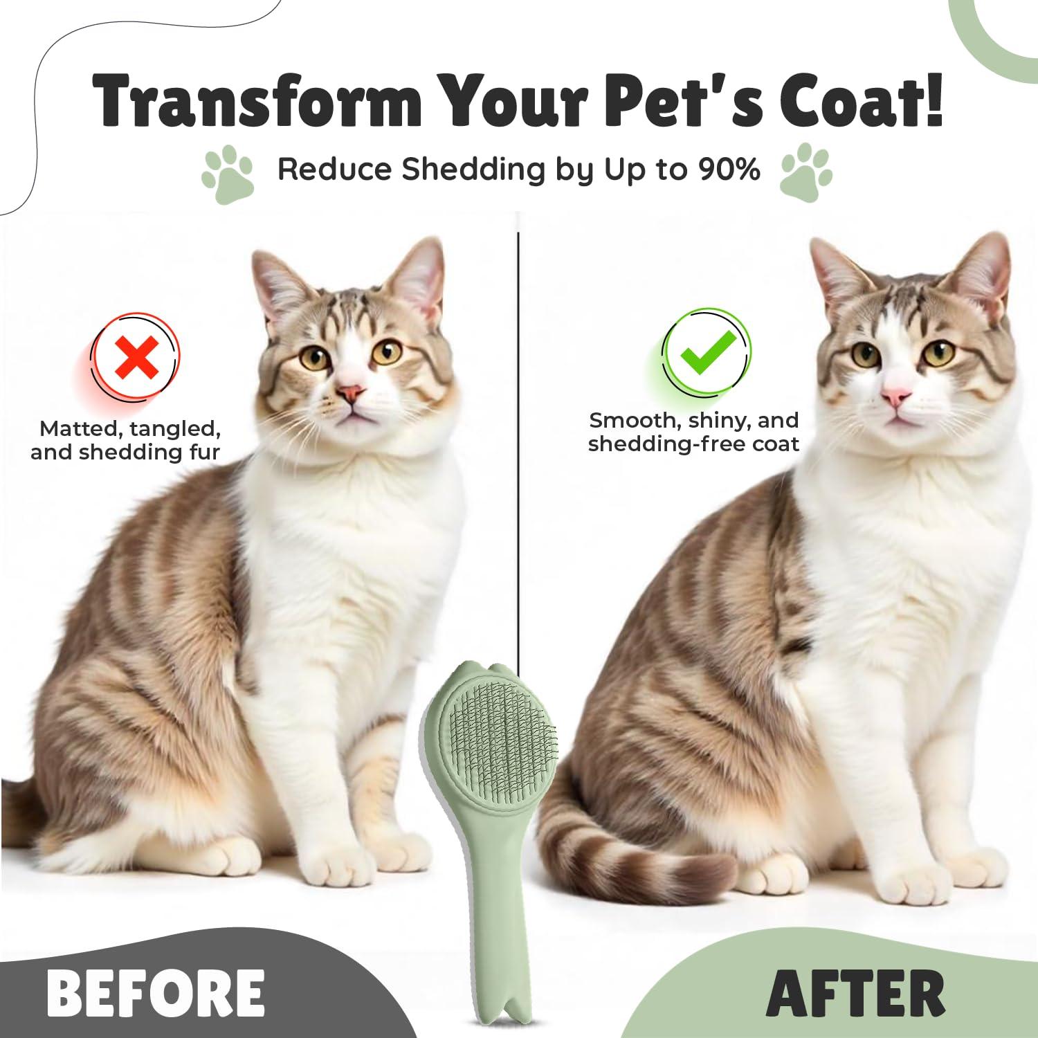 Cepillo Slicker Autolimpiante Petsupply Guy para Perros y Gatos