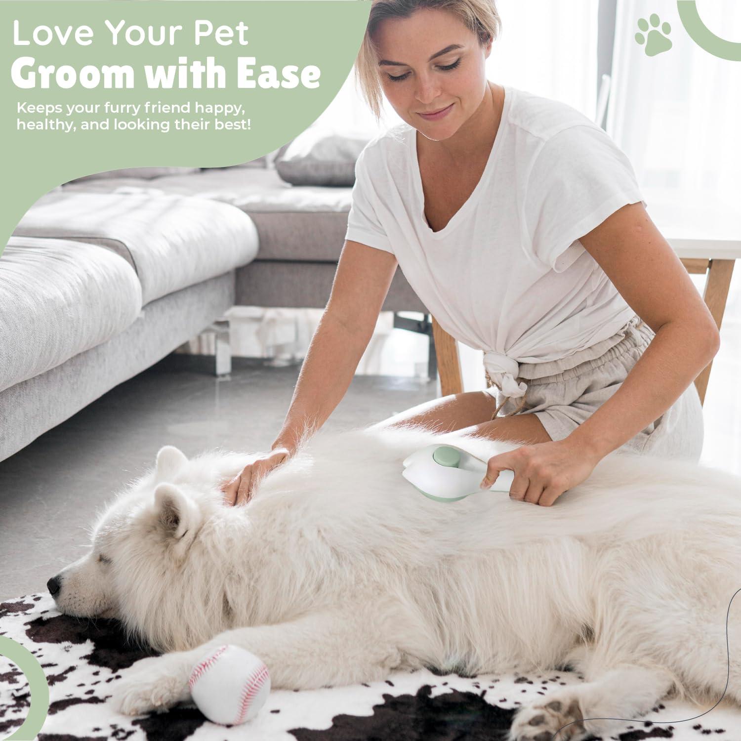 Cepillo Slicker Autolimpiante Petsupply Guy para Perros y Gatos