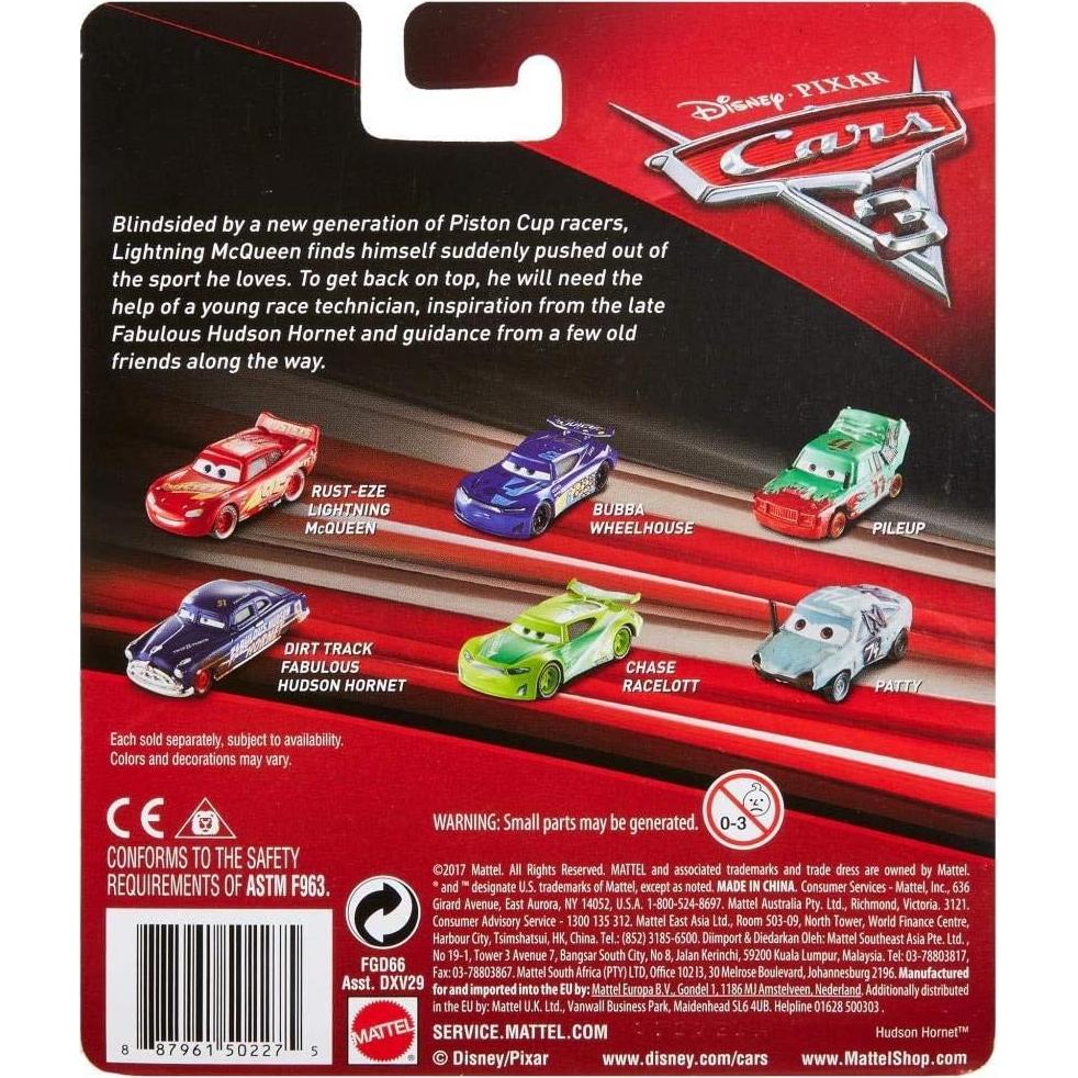 Vehículo a escala 1:55 Disney Pixar Cars Ryan Laney