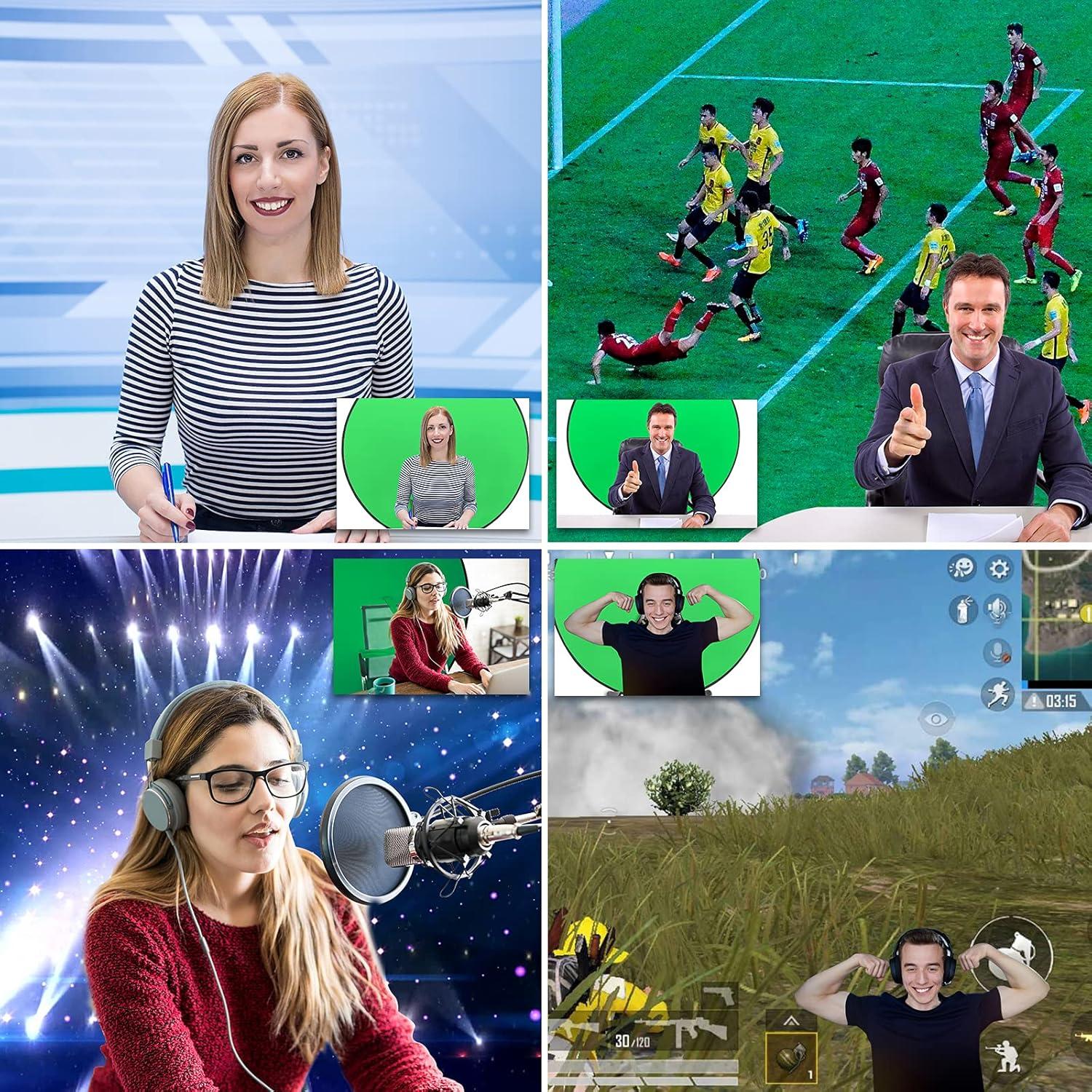 Fondo de Pantalla Verde Plegable Aiuca 145 cm Chroma Key