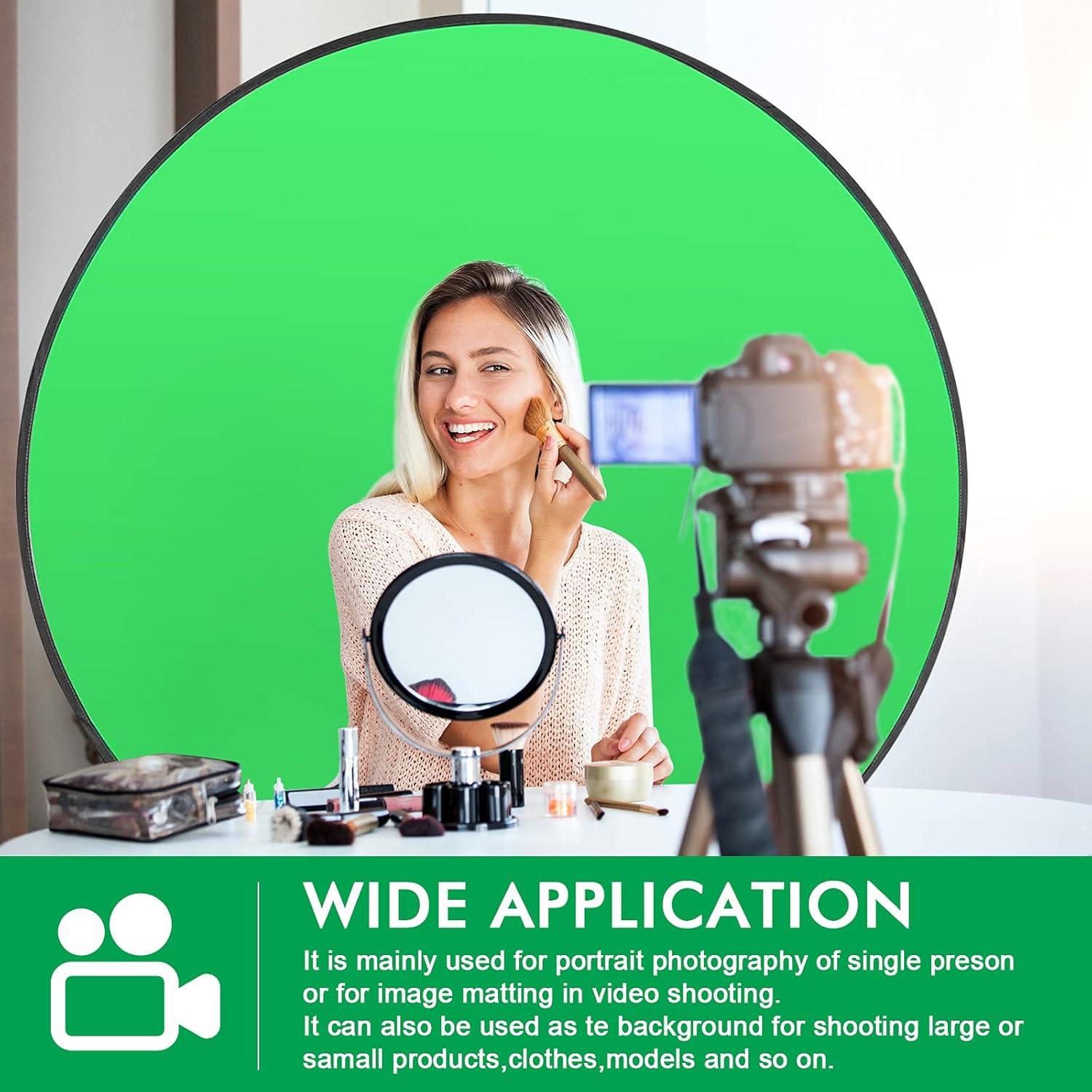 Fondo de Pantalla Verde Plegable Aiuca 145 cm Chroma Key