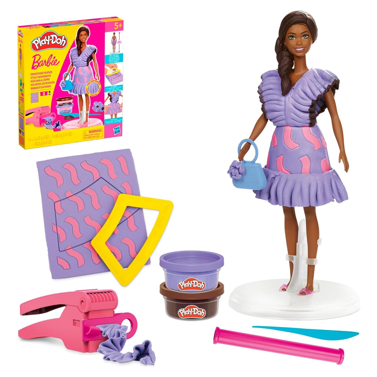 Set de Moda Play-Doh Barbie Fashionista con Accesorios