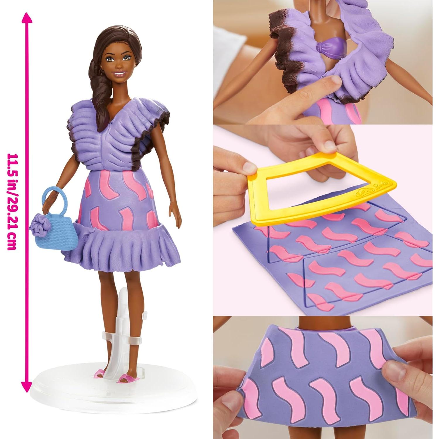 Set de Moda Play-Doh Barbie Fashionista con Accesorios