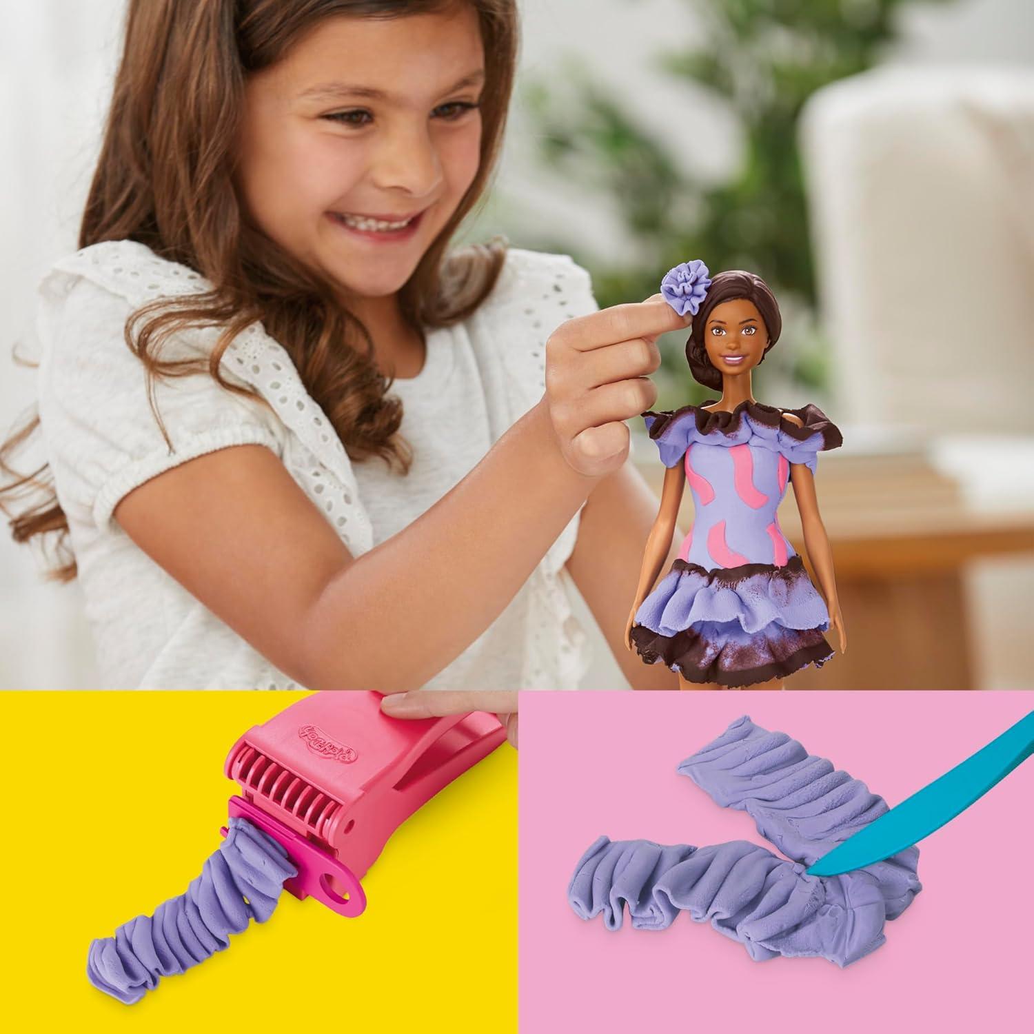 Set de Moda Play-Doh Barbie Fashionista con Accesorios