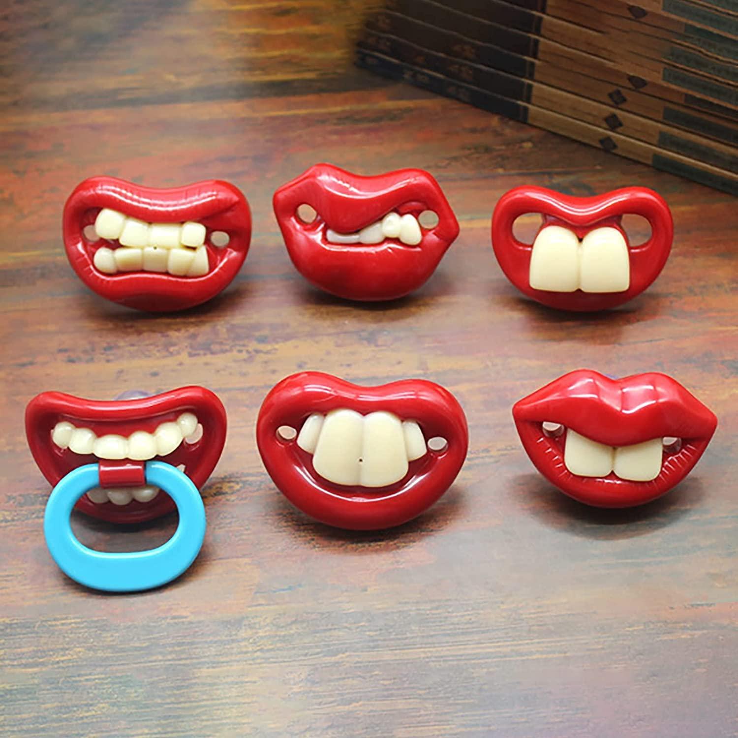 Chupetes Divertidos de Silicona Grado Alimenticio 3pcs-A