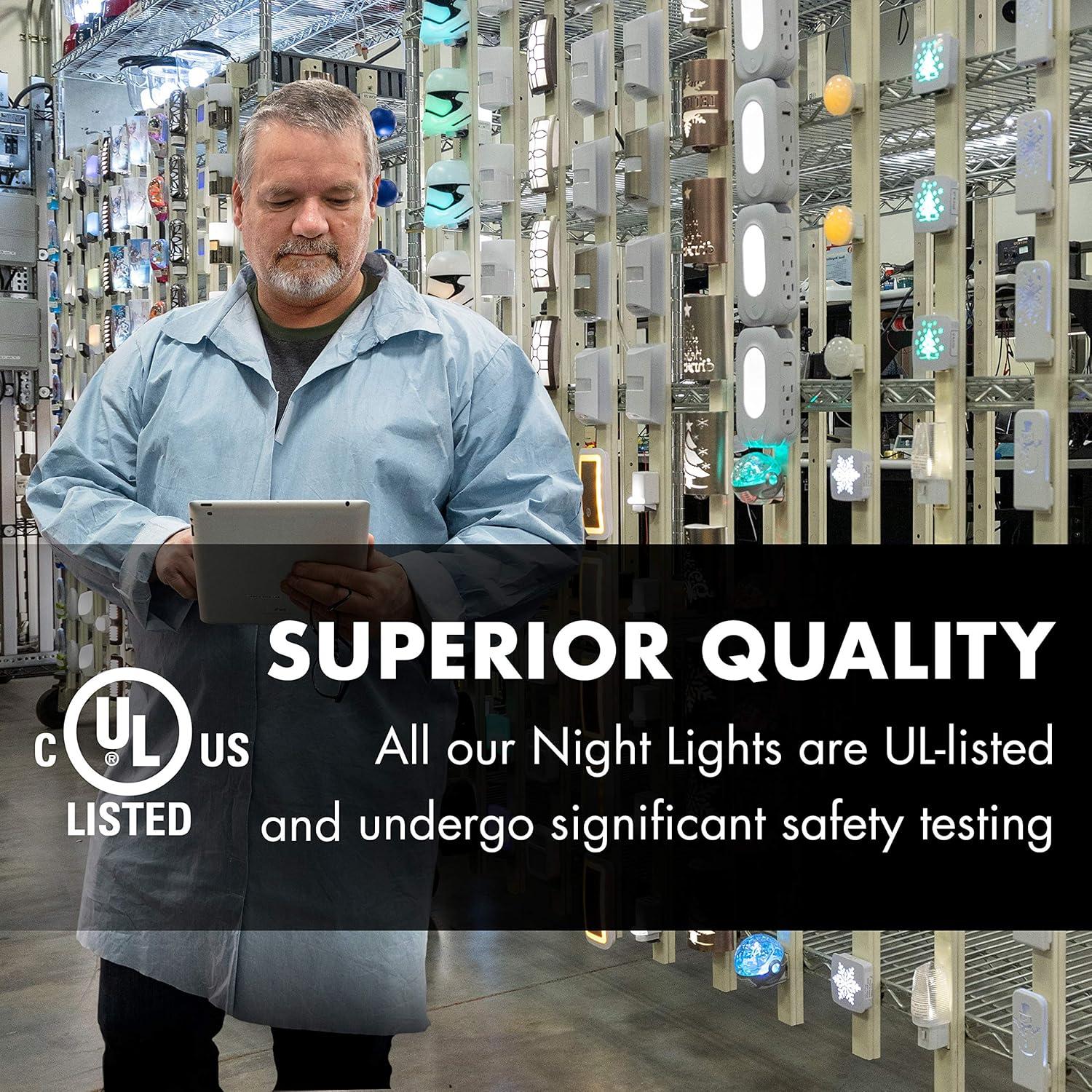 Luz Nocturna LED BB-8 Star Wars, Cambio de Color, 7.62 cm