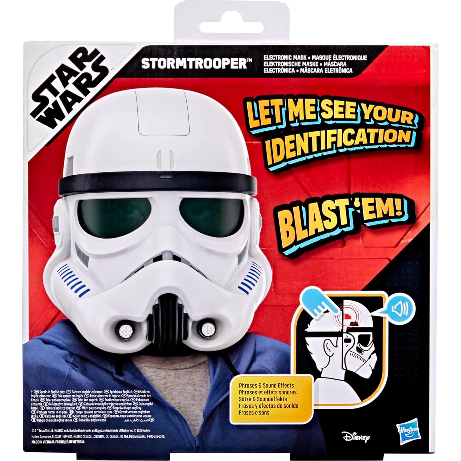 Máscara Electrónica Stormtrooper Star Wars con Sonidos - Hasbro