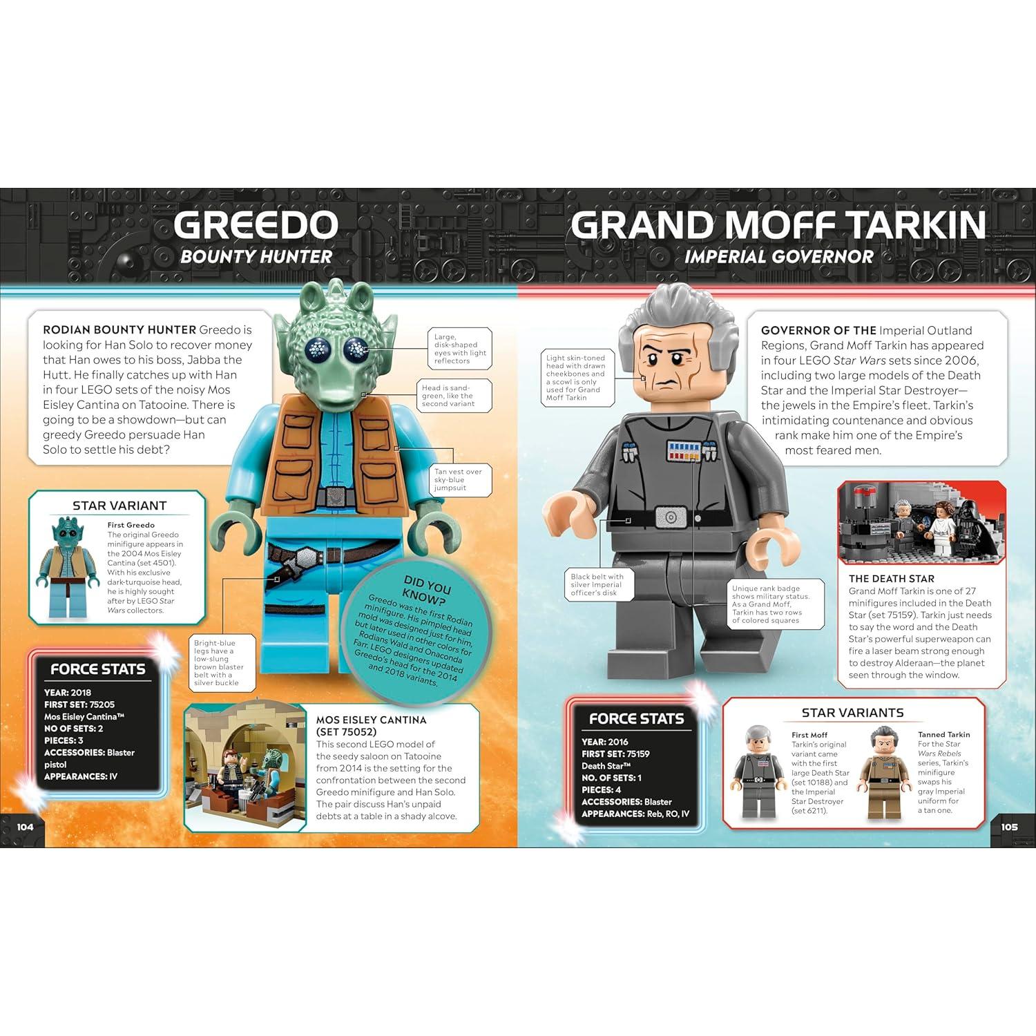 LEGO Star Wars Character Encyclopedia Updated Edition: The Ultimate Guide to the Best 200 Minifigures from the LEGO Star Wars Galaxy; Comes with Exclusive Emperor Palpatine Minifigure