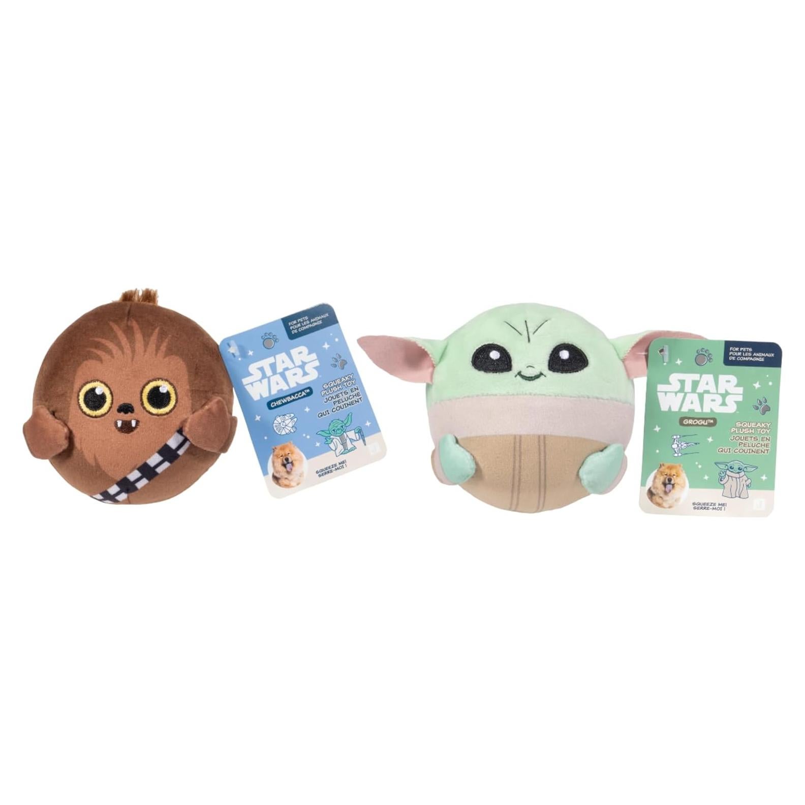 Juguete de Peluche Squeaky para Perros Star Wars 2-Pack