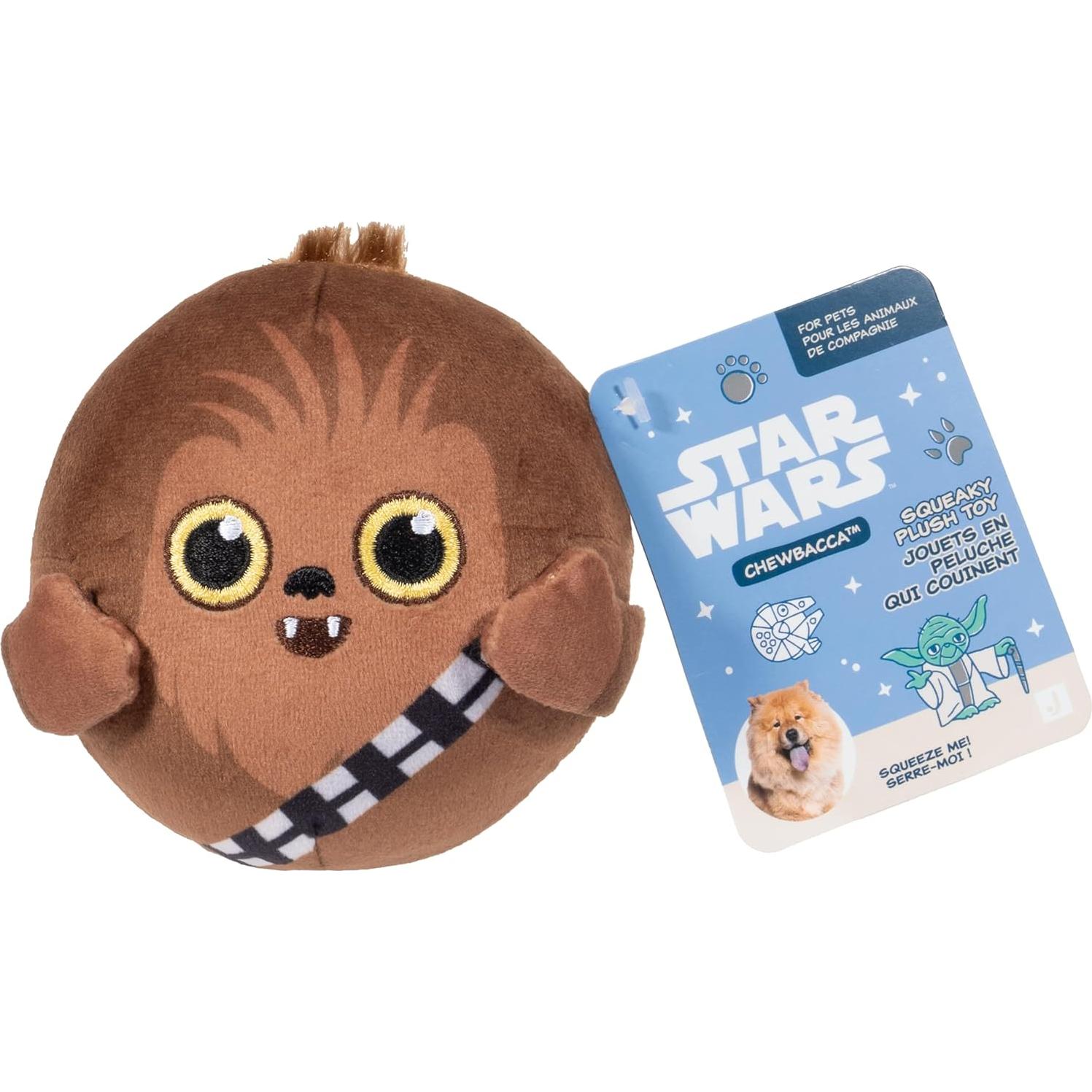 Juguete de Peluche Squeaky para Perros Star Wars 2-Pack