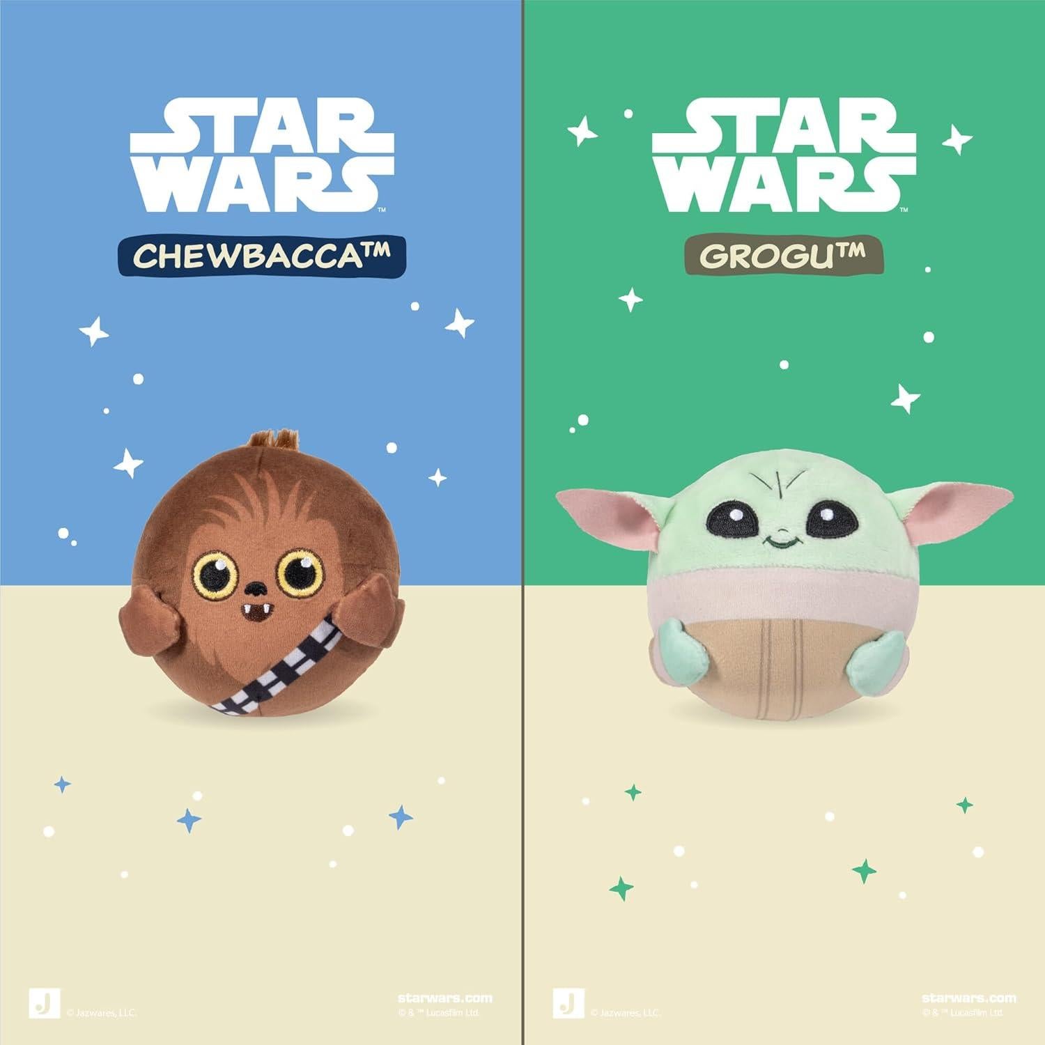 Juguete de Peluche Squeaky para Perros Star Wars 2-Pack