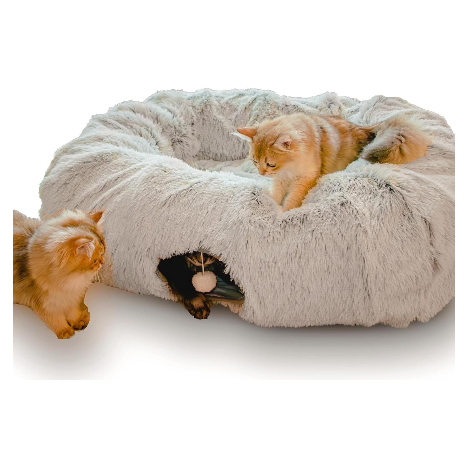 Cueva de Gato Donut Extra Grande XxingSheep 108x85 cm Gris