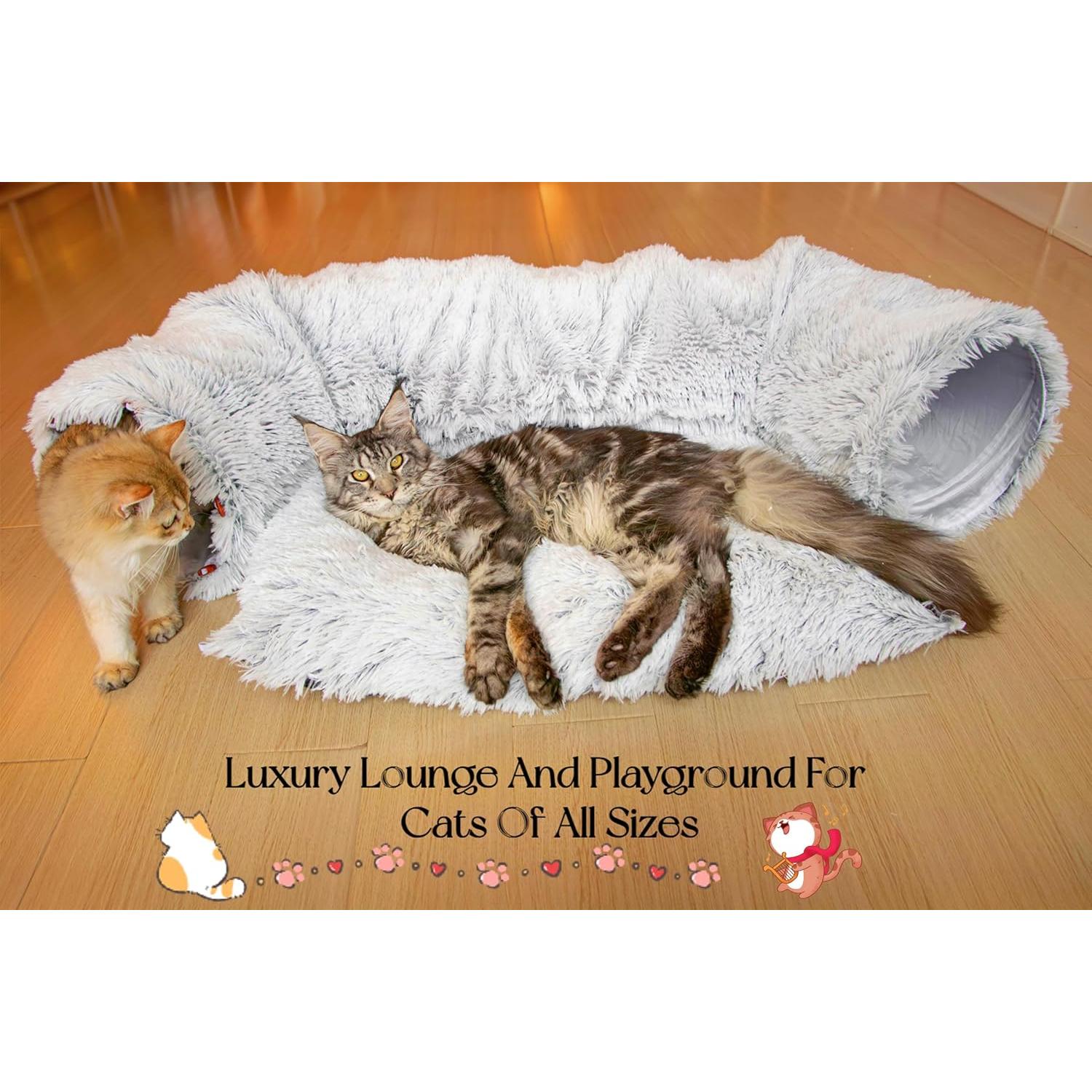 Cueva de Gato Donut Extra Grande XxingSheep 108x85 cm Gris