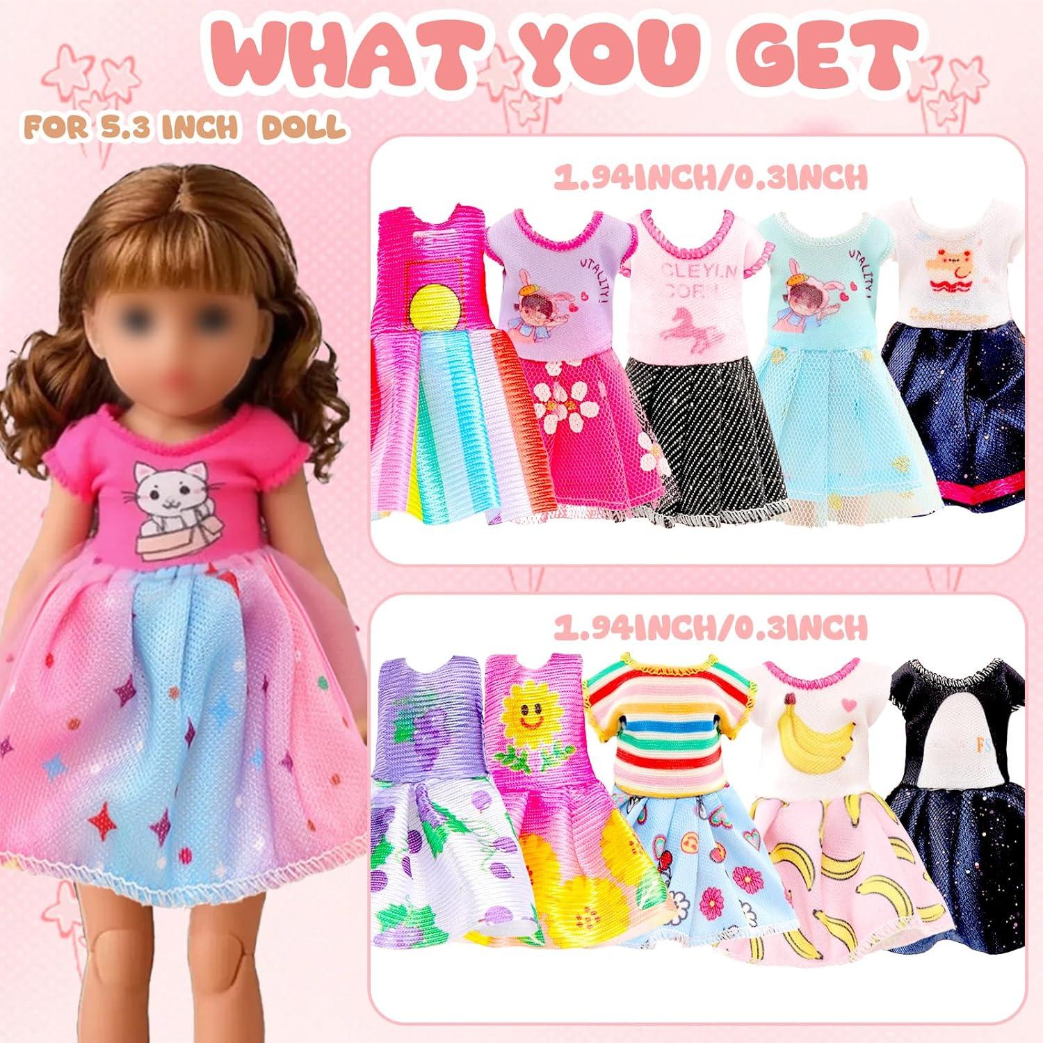 Conjunto Miniatuas 44 Pcs Pamonrueer - Vestidos y Accesorios