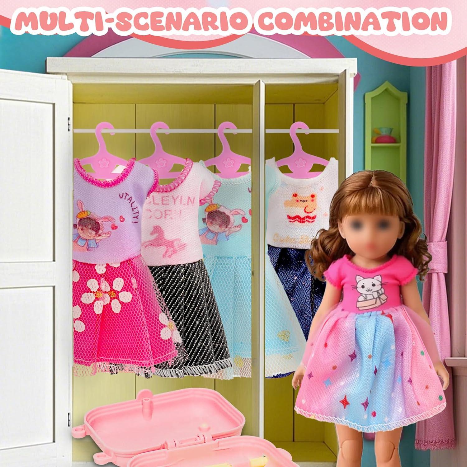Conjunto Miniatuas 44 Pcs Pamonrueer - Vestidos y Accesorios