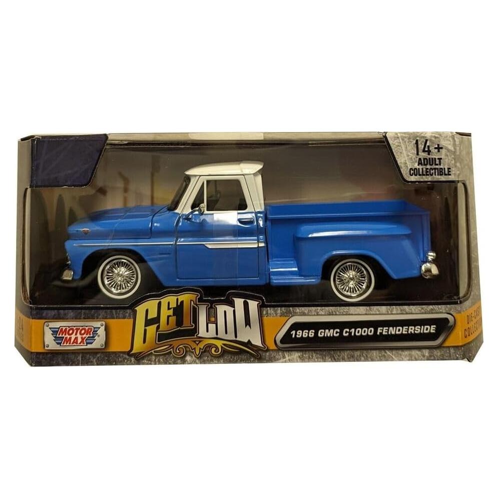 Camión Pickup Fenderside C1000 1966 Motormax Diecast 1/24