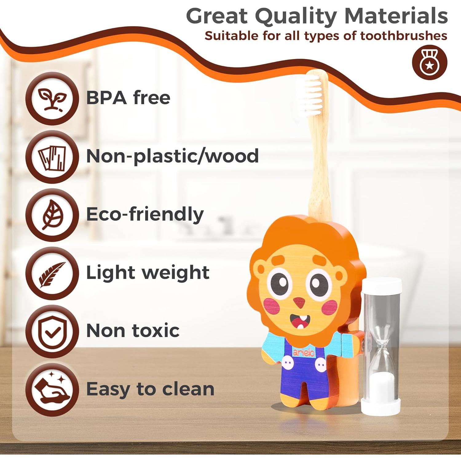 Soporte para Cepillo de Dientes Arielo Leo con Temporizador