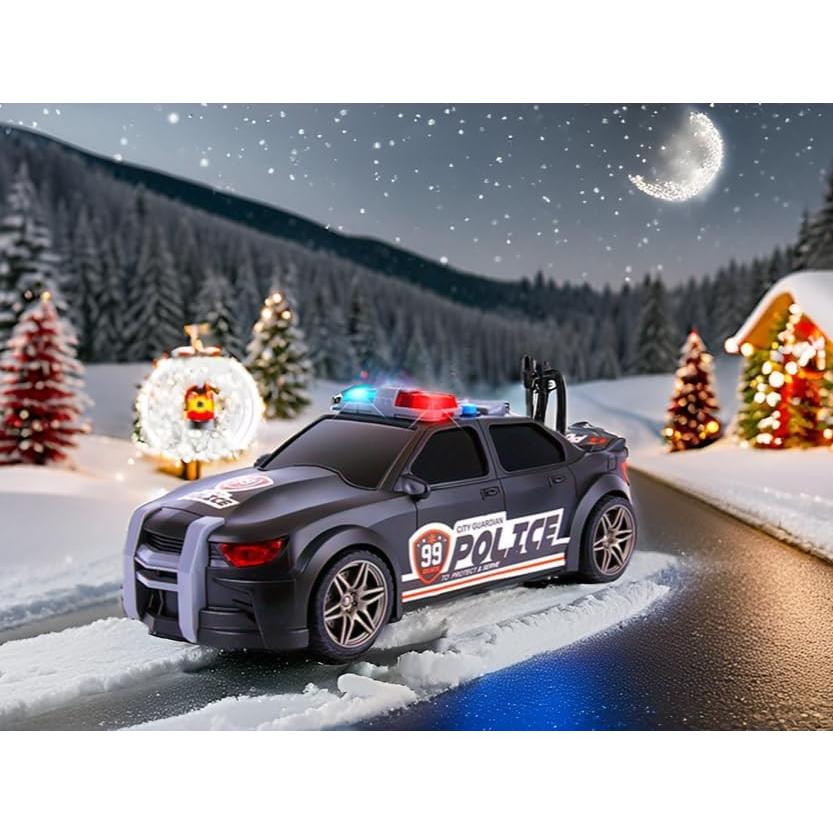 Coche de Policía a Escala ArtCreativity 24.1 cm con Luces y Sonidos