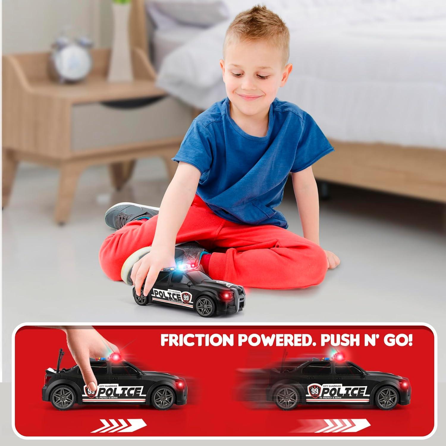 Coche de Policía a Escala ArtCreativity 24.1 cm con Luces y Sonidos