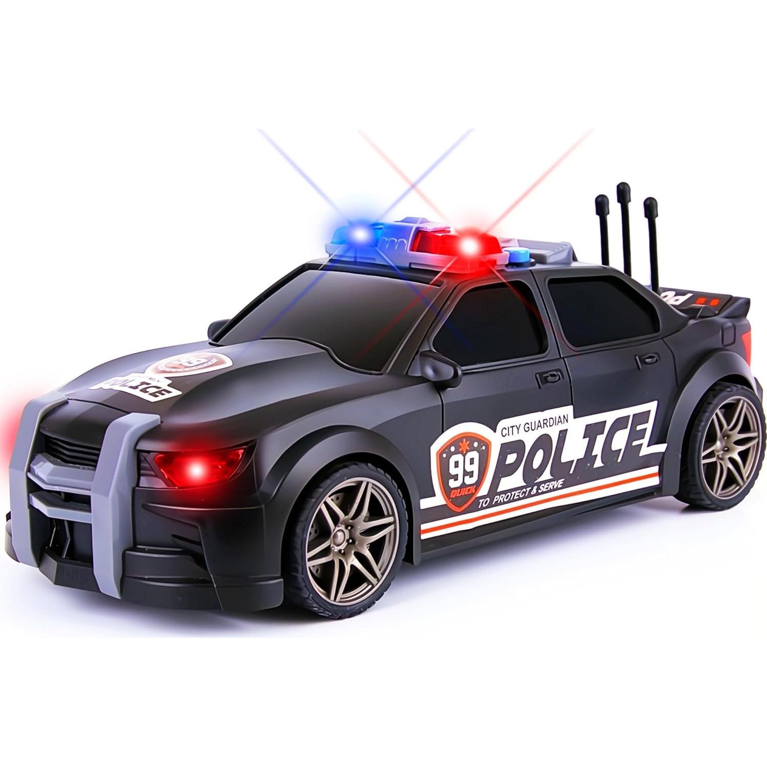 Coche de Policía a Escala ArtCreativity 24.1 cm con Luces y Sonidos