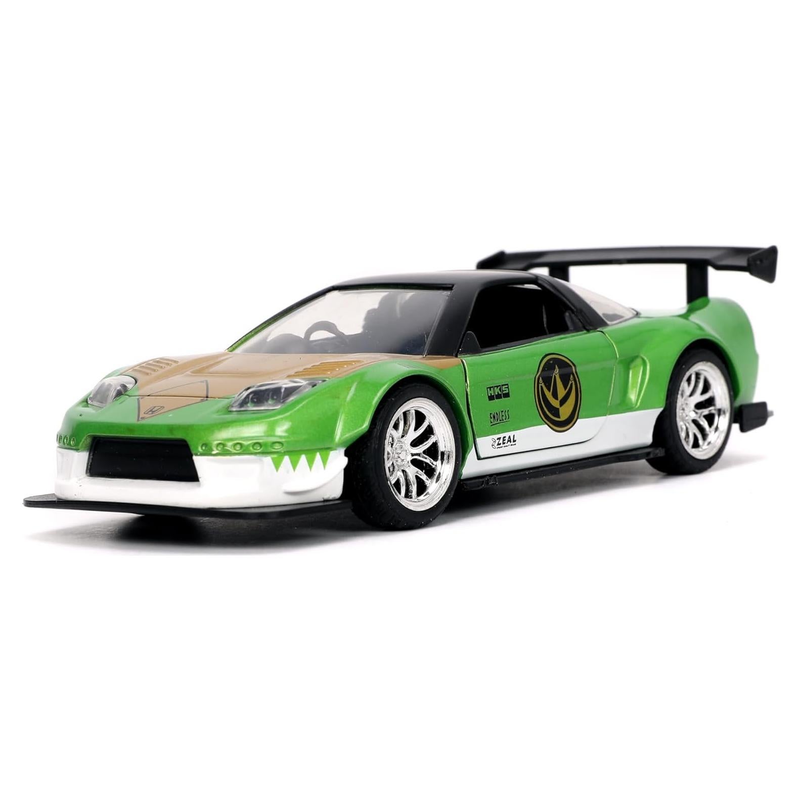 Juguete Jada Toys Power Rangers Honda NSX Type-R 1:32 con Ranger Verde