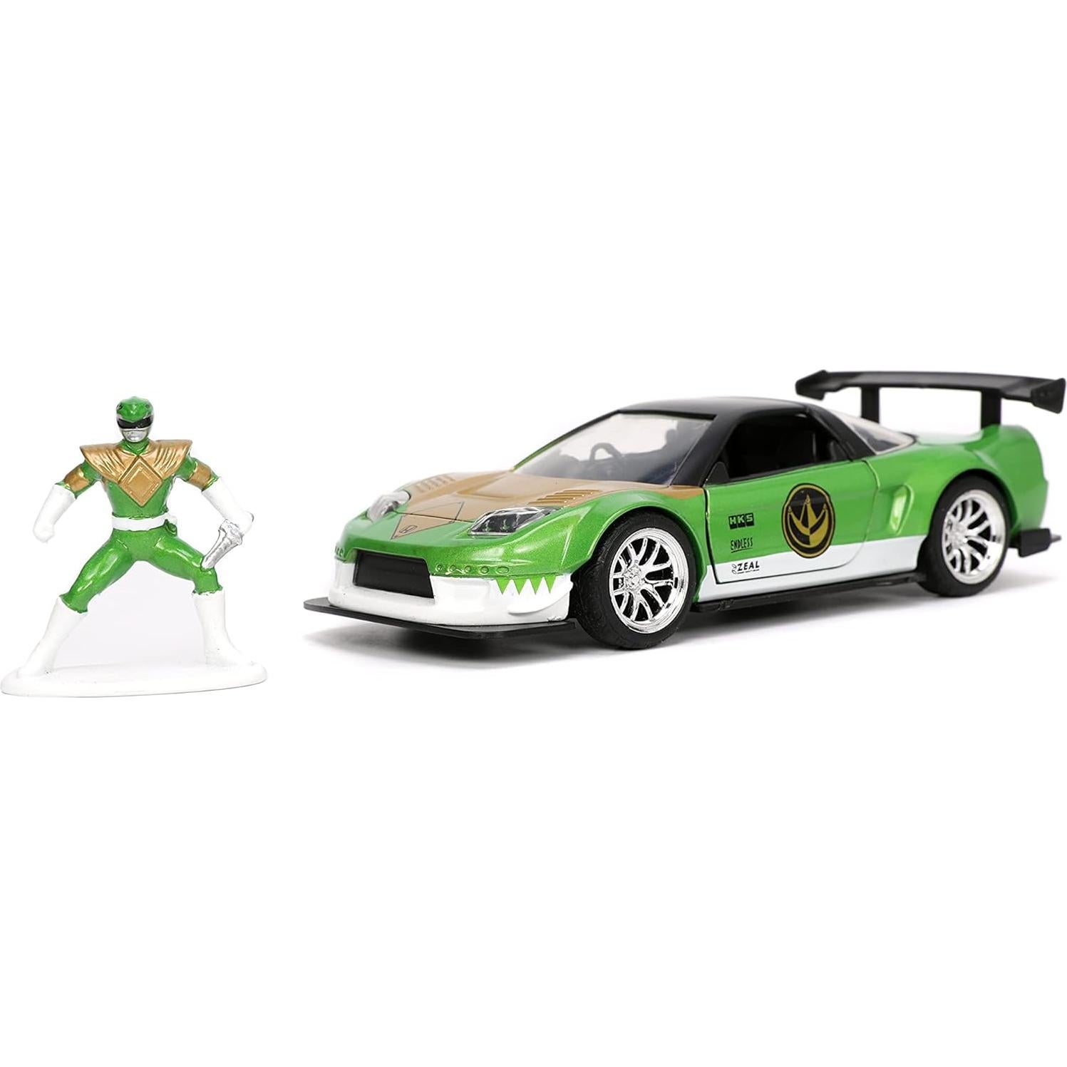 Juguete Jada Toys Power Rangers Honda NSX Type-R 1:32 con Ranger Verde