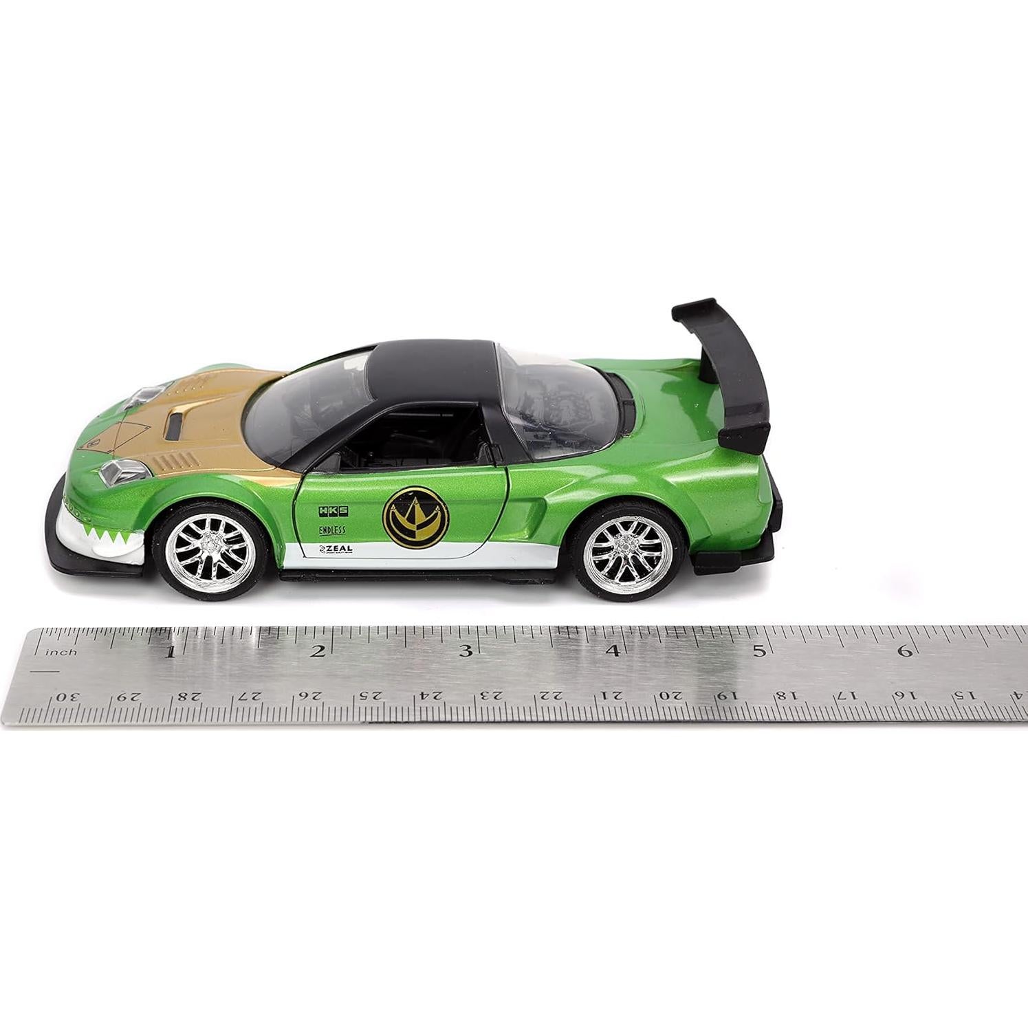 Juguete Jada Toys Power Rangers Honda NSX Type-R 1:32 con Ranger Verde