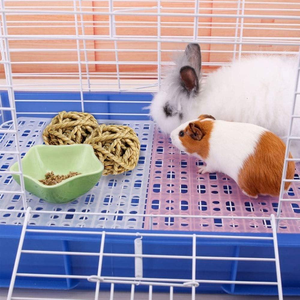 10PCS Bolas de Hierba Natural Hamiledyi para Conejos y Hámsters