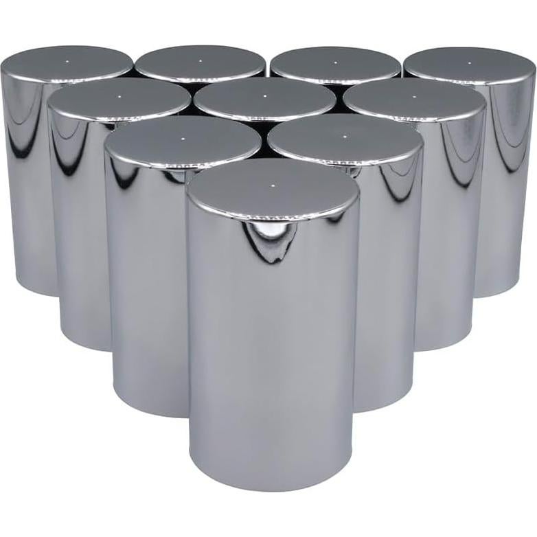 Cubiertas de Tuercas de Llantas Mytee 10 Pcs 33mm Cromadas