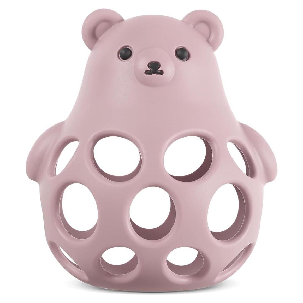 Mordedor 3 en 1 Haakaa Rosa - Silicona Grado Alimenticio